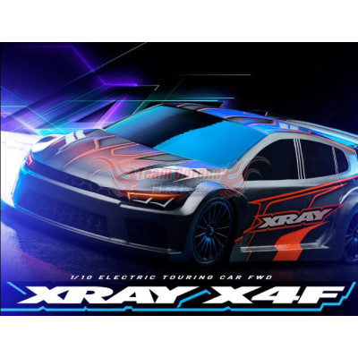 XRAY X4F 2027 FWD Carbon Chassis 1/10 Electric Touring Car 30020 Preorder